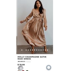 Baltic Born Holly Satin Maxi